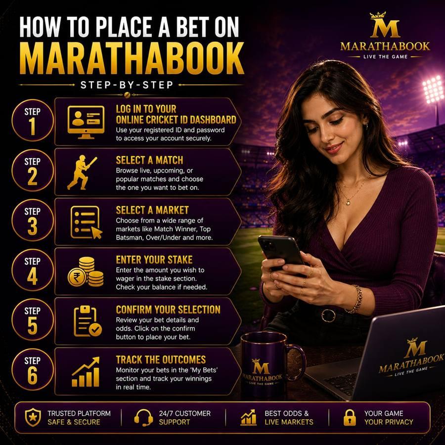 How to place a bet on MarathaBook step by step